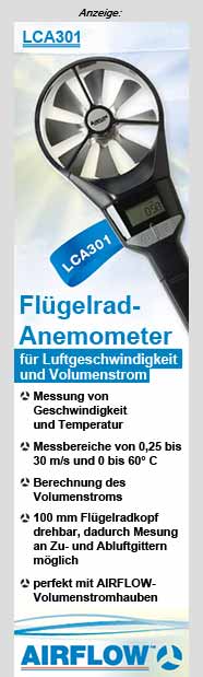 Fl�gelrad-Anemometer von AIRFLOW