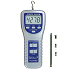 Kraftmessgerät PCE-FM50 oder PCE-FM200 für Zugkraftmessung und Druckkraftmessung bis 5 kg und bis 20 kg mit interner oder externer Kraftmessdose, RS-232-Schnittstelle und optionaler Software zur Datenübertragung.