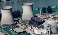 Messgerte fr Radioaktivitt: Atomkraftwerk Biblis.