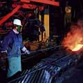 Beispiel fr den Einsatz vom Infrarot - Temperaturmesser in der Stahlindustrie