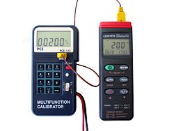 Kalibriergerät PCE-123 keim kalibrieren eines   Temperaturmessgerätes T395