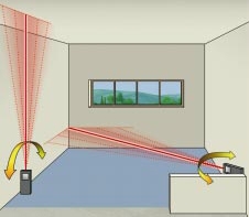 Der Lasermeter besitzt eine Tracking-Funktion