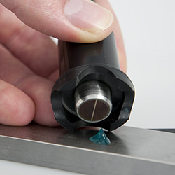 Materialdickenmessung mit Materialstaerkenmessgerät