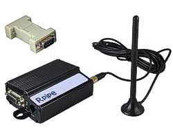 GPRS-bertragungsmodul Rpipe mit seiner Antenne und Adapter