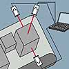 Laser-Distanz-Messgert: Positionsmessung z.B. von Paketen auf Frderbndern