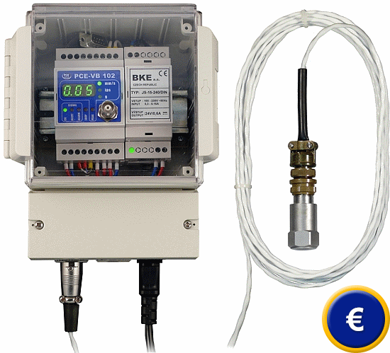 Vibrationsaufnehmer PCE-VB 102