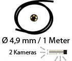 Kabel mit zwei Kameras f�r das 2-Wege Endoskop PCE-VE 350 