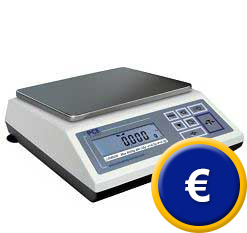Apothekerwaage mit eckiger W�ge-Plattform
