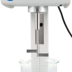 Automatisiertes Krebs-Viskosimeter: Hier die Haltevorrichtung fr die Messspindel.