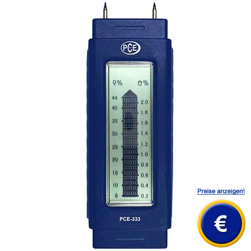 Brennholz-Feuchtemesser f�r den Profi vor Ort