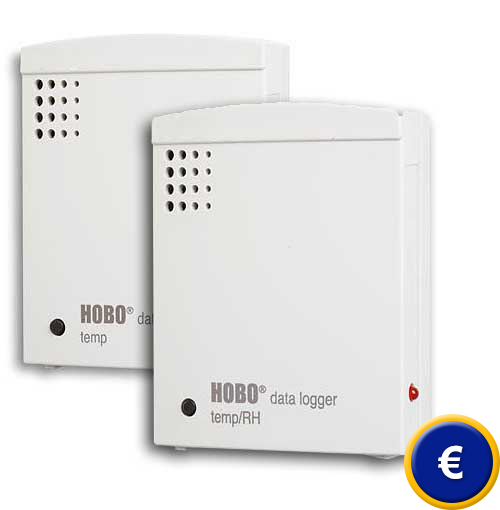Datenlogger Hobo U12-001 Temperatur und Datenlogger Hobo U12-011 Temperatur + Luftfeuchtigkeit