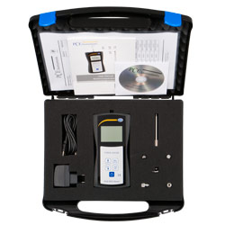 Digitaler Kraftmesser PCE-DFG 500 mit Lieferumfang im Transportkoffer