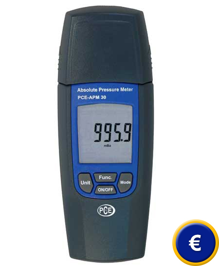 Druckmesser PCE-APM 30 f�r Absolut- und Barometrischem Druck