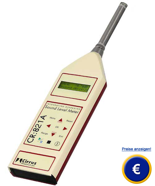 eichf�higer Schallpegelmeter der CR 800A Serie