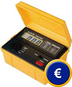 Digitales Erdungsmessgerät PCE-ET 3000