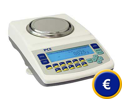 Eichf�hige Feinwaage mit interner Kalibrierung und vielen Funktionen