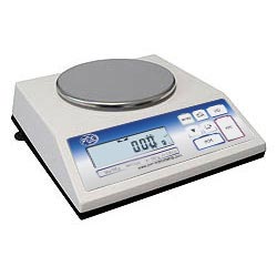 Feinwaage PCE-LSM 2000L mit einer Wägeplatte von Ø 150 mm