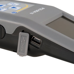 Gummi-Hrte-Prfgert PCE-DDA 10 mit USB Schnittstelle.