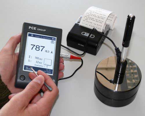Application of the hardness tester/density meter/Cures Most PCE-2900