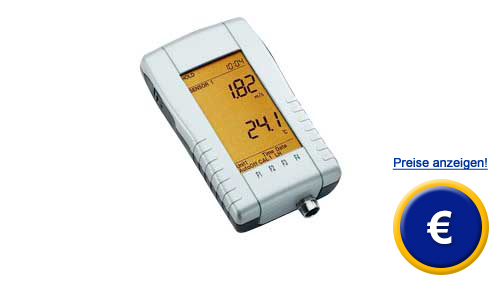 Universal - Handger�t f�r Temperatur, Feuchte und Str�mung mit Bluetooth