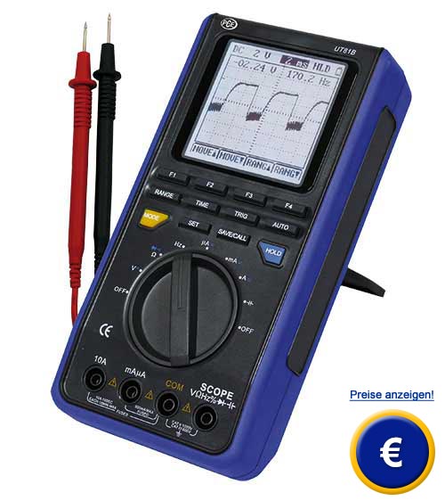 Das Handoszilloskop PCE-UT 81B