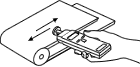 Handtachometer PCE-T236 bei der Kontaktmessung der Geschwindigkeit in m/min