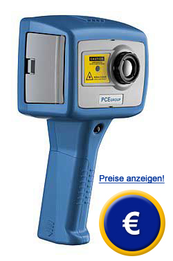 Frontansicht der Hochtemperatur- W�rmebildkamera PCE-TC 4