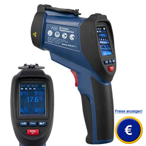 Infrarot Video Thermometer mit Speicher