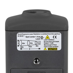 Label vom Infrarotthermometer PCE-JR 911