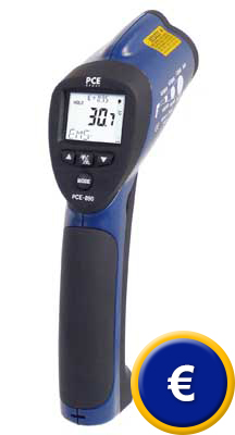 IR Thermometer PCE-890 zum Messen von Temperaturen bis 1600 °C