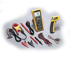 Hier das Isolations-Multimeter FLUKE 1587 als ganzes Kit