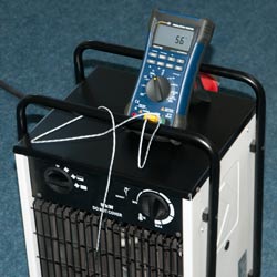 Neben den normalen Funktionen von dem Isolations-Multimeter kann ebenfalls eine Temperaturmessung vorgenommen werden.