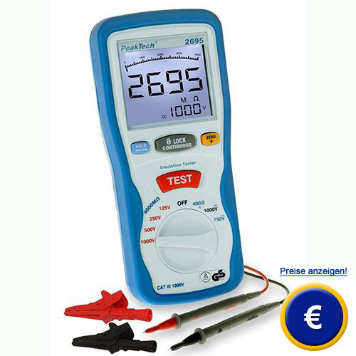 Hier finden Sie weitere Informationen zum Isolationspr�fer