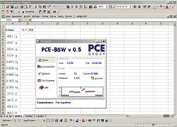 Optionale �bertragungssoftware der Kleinwaage PCE-BSH 6000
