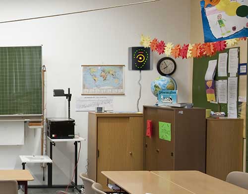Der Lautstrke-Indikator im Einsatz im Klassenzimmer