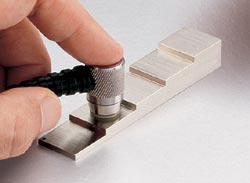 Rekalibrierung vom Materialdickenmessger�t