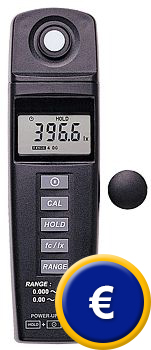 Helligkeitsmesser PCE-170 mit integriertem Sensor