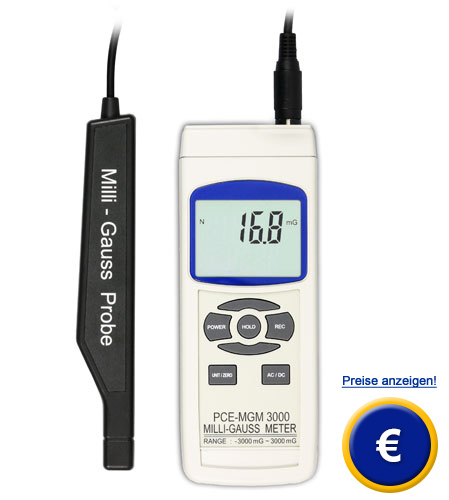 Milli-Gauss Meter mit externem Sensor