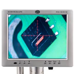 Motorisiertes 3D-Mikroskop PCE-MVM 3D mit groem 8" LC Display