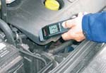 Handpyrometer MS-Plus in der Kfz-Diagnose