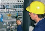 Handpyrometer MS-Plus in der Elektro- Instandhaltung