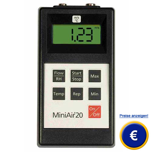 Multifunktions-Anemometer MiniAir20 / MiniWater20