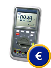 Digitales Multimeter W-20-TRMS mit RS-232 Schnittstelle und Software