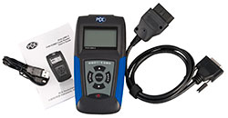 Der Lieferumfang mit dem der KFZ OBD Diagnosescanner ausgeliefert wird.
