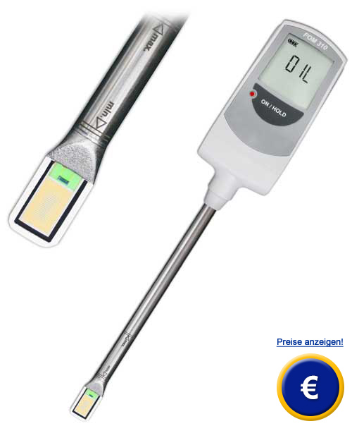 Frittier�l Messger�t zur �berpr�fung der �lqualit�t in der Gastronomie