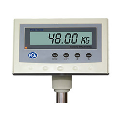 Jumbo-Display der Paketwaage