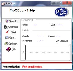 Zur Paketwaage optional erh�ltliches Software-Kit.