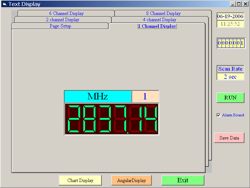 Eine weitere Abbildung der Software zum Frequenzz�hler PCE-FC27