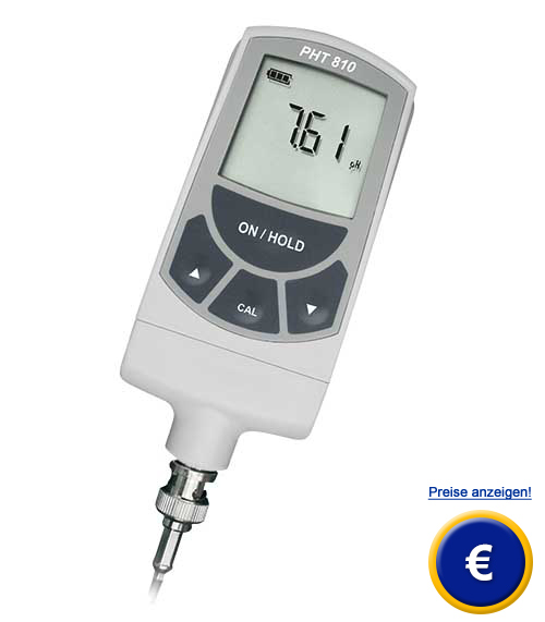 pH Meter PHT 810 mit Momentanwertspeicher