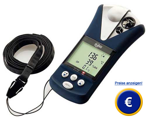 Pocket-Wetterstation MeteoGuide PRO mit Schweizer Sensoren